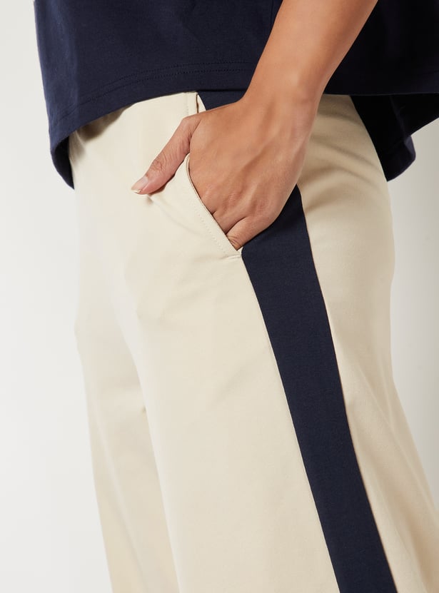 Women Side Taped Sports Track Pants
