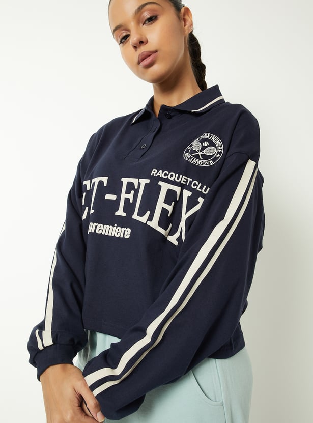 Women Printed Boxy Fit T-shirt