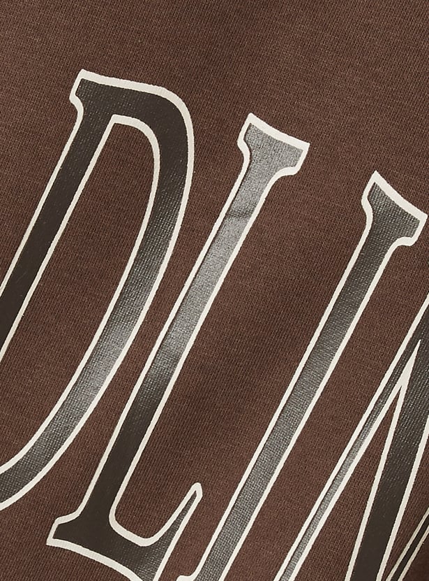 Women Printed Boxy Fit Sweatshirt