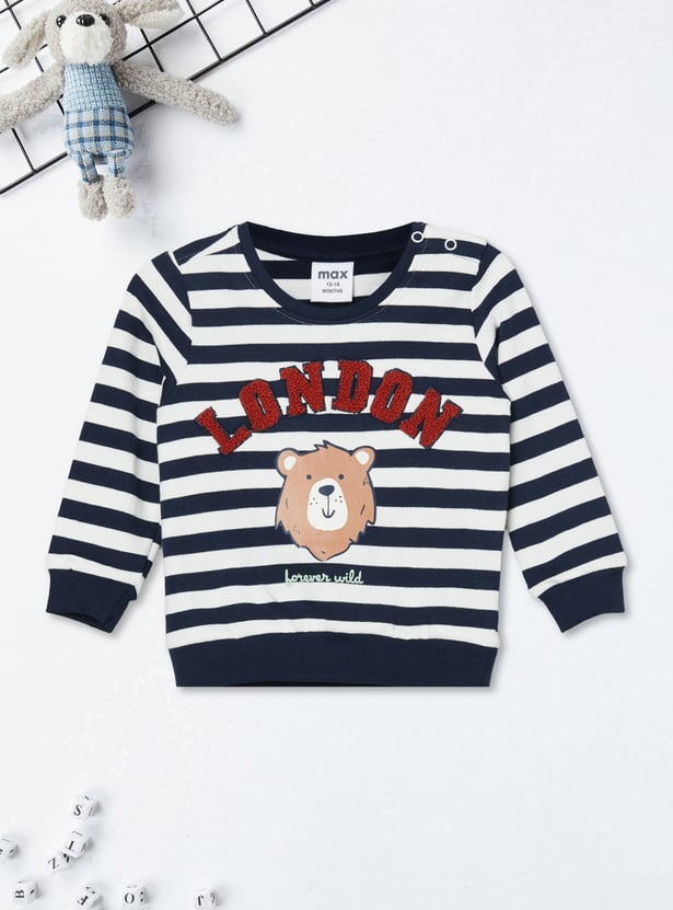 Boys Striped Joggers Set