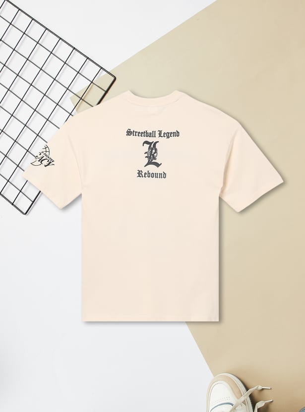 Boys Printed Oversized T-shirt