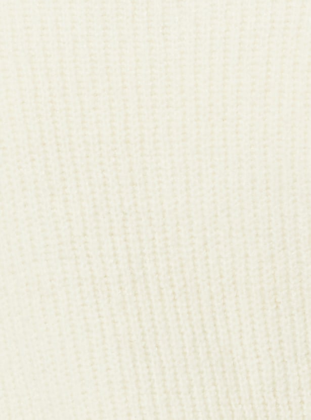 Women Knit Colourblock Cardigan