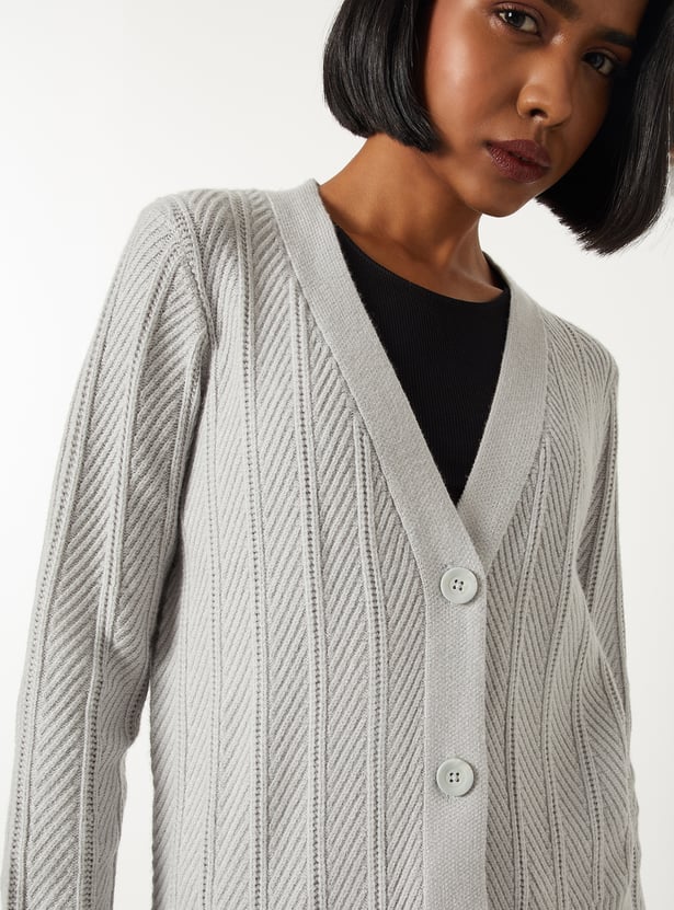 Buy Women Knit Cardigan Online at just Rs. 999.0 - 1000015792594