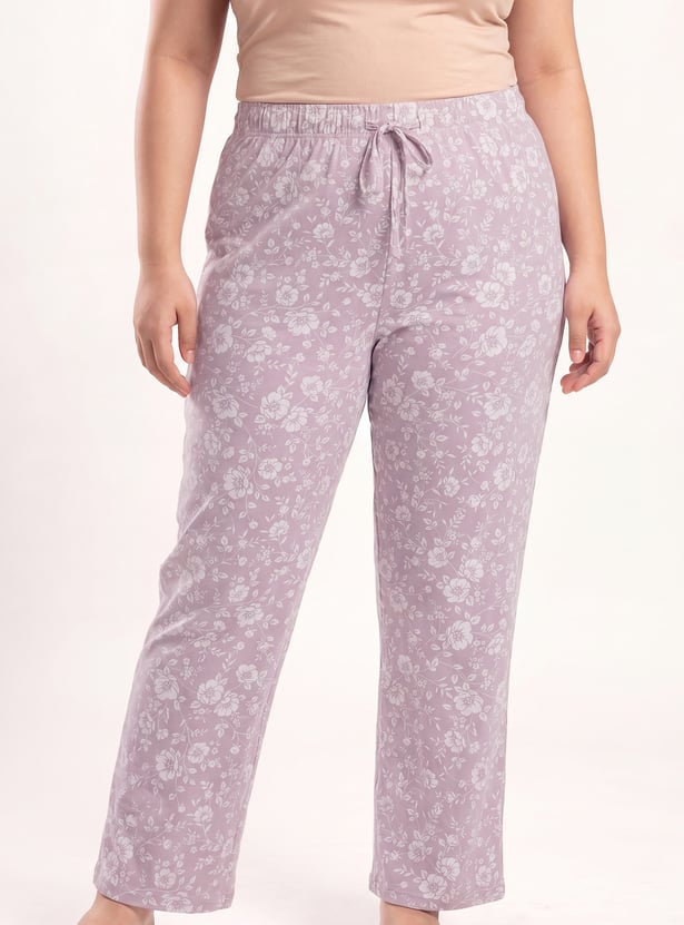 Women Floral Print PJ Set