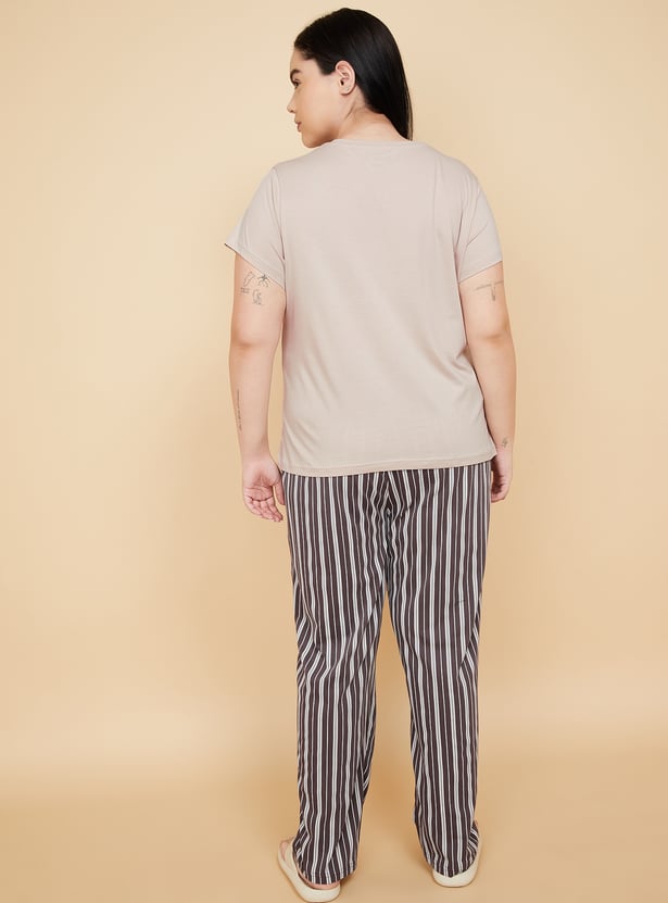 Women Printed PJ Set