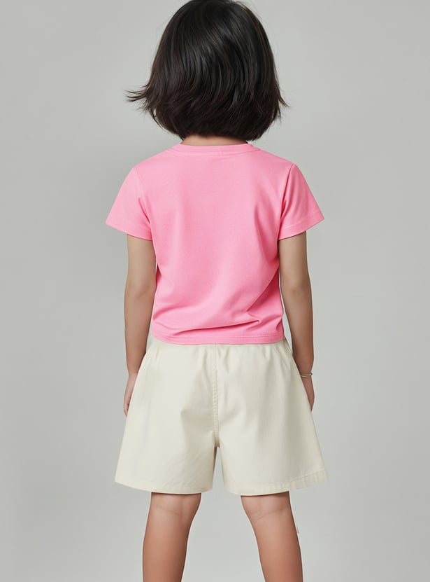 Girls Marie Printed Oversized T-shirt