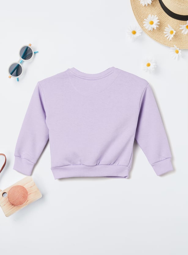 Girls Printed Sweatshirt