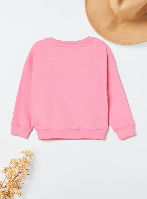 Girls Graphic Print Sweatshirt