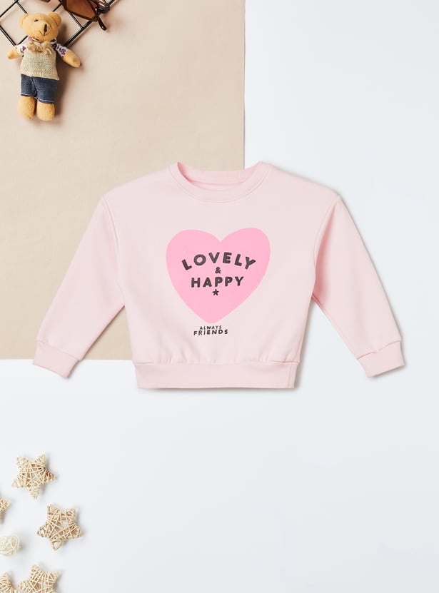 Girls Printed Sweatshirt