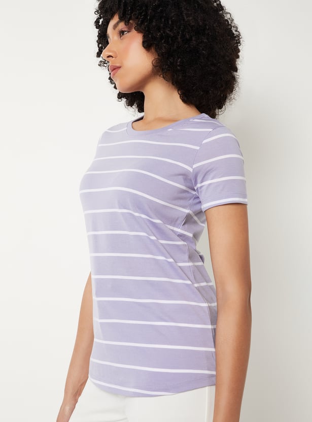Women Striped T-shirt