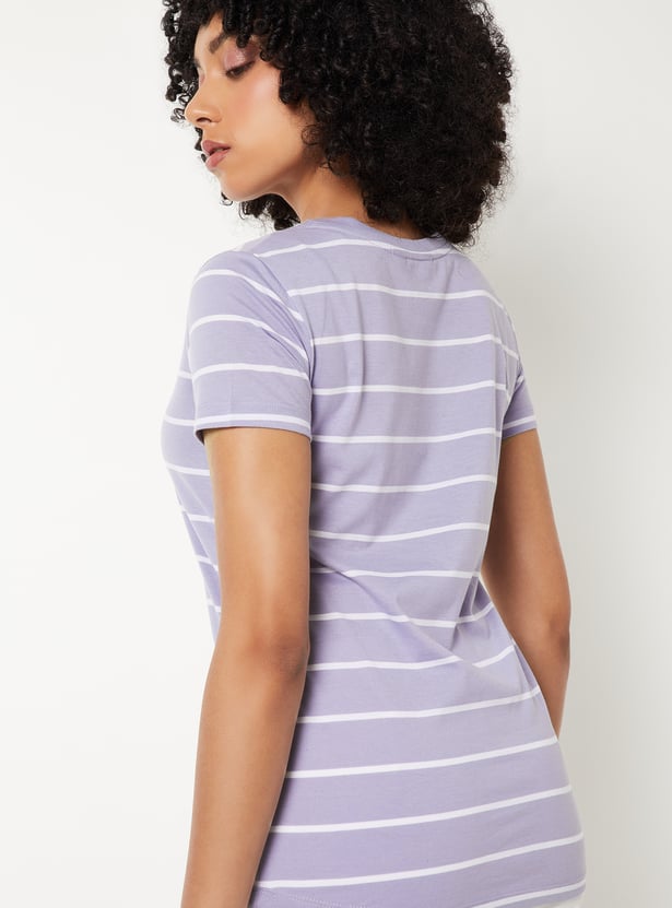 Women Striped T-shirt