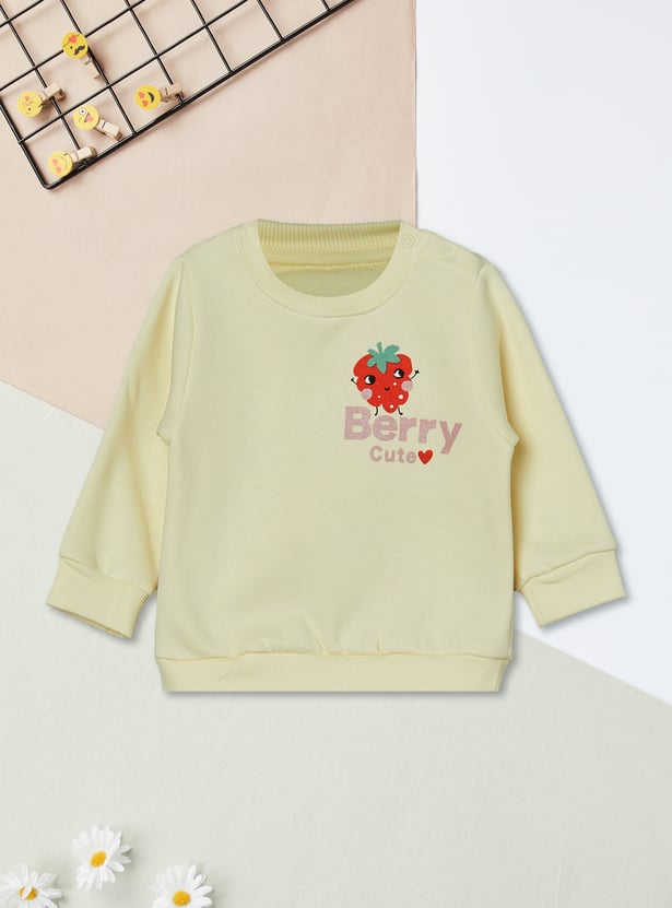 Girls Printed Sweatshirt
