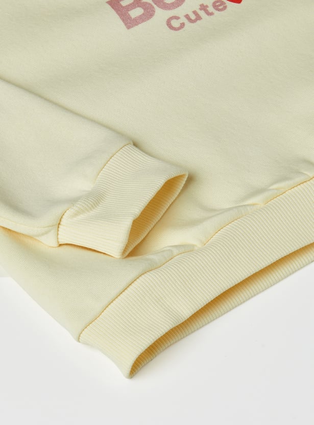 Girls Printed Sweatshirt