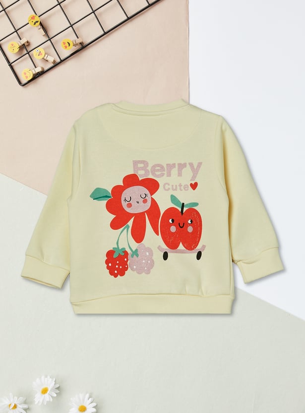 Girls Printed Sweatshirt