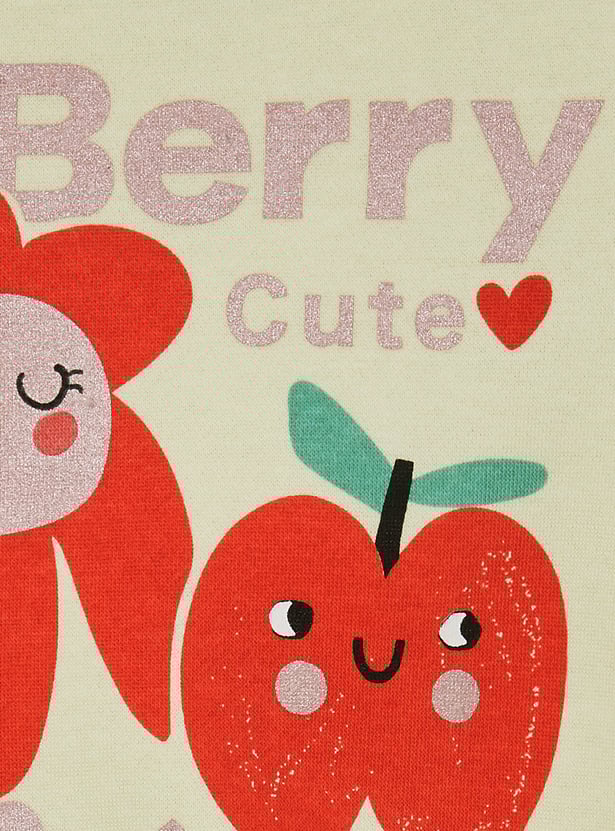 Girls Printed Sweatshirt