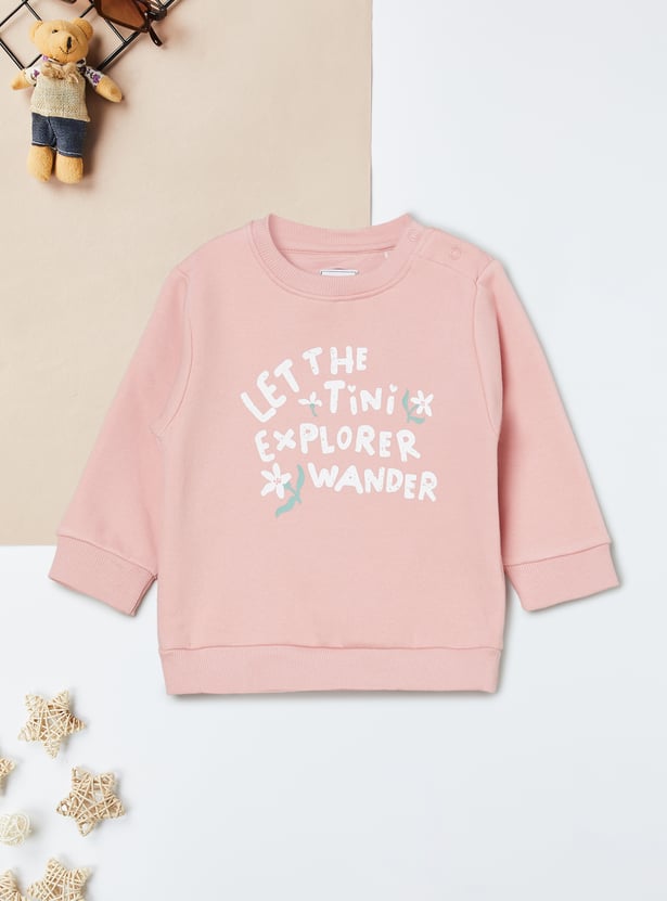Girls Printed Sweatshirt