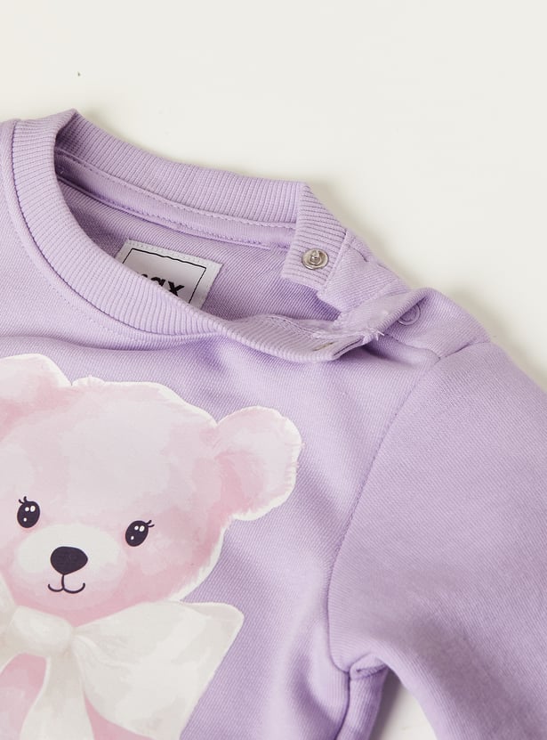 Girls Printed Sweatshirt