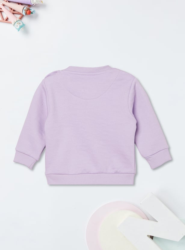 Girls Printed Sweatshirt