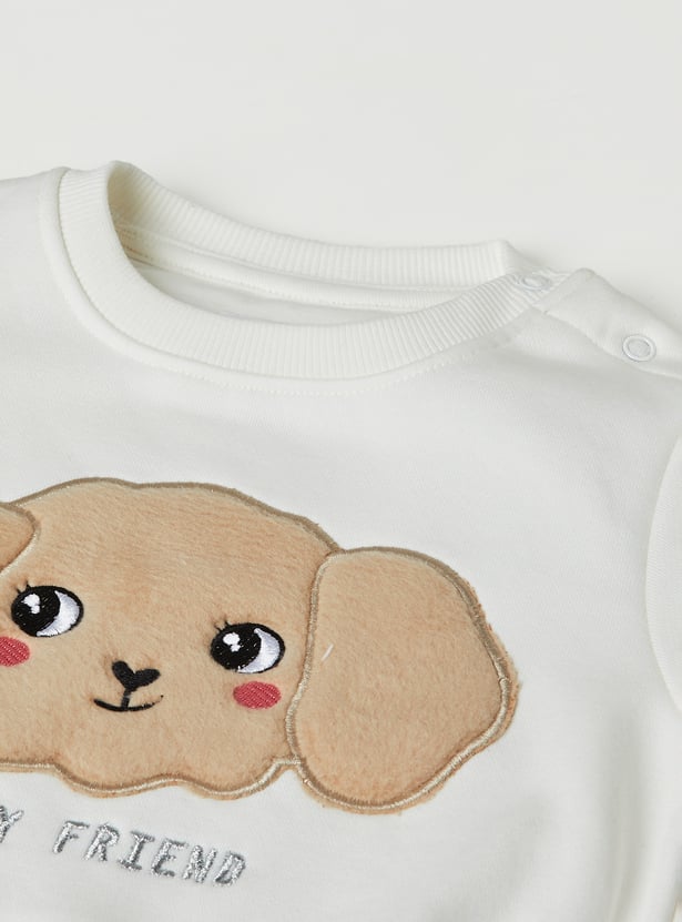 Girls Applique Sweatshirt