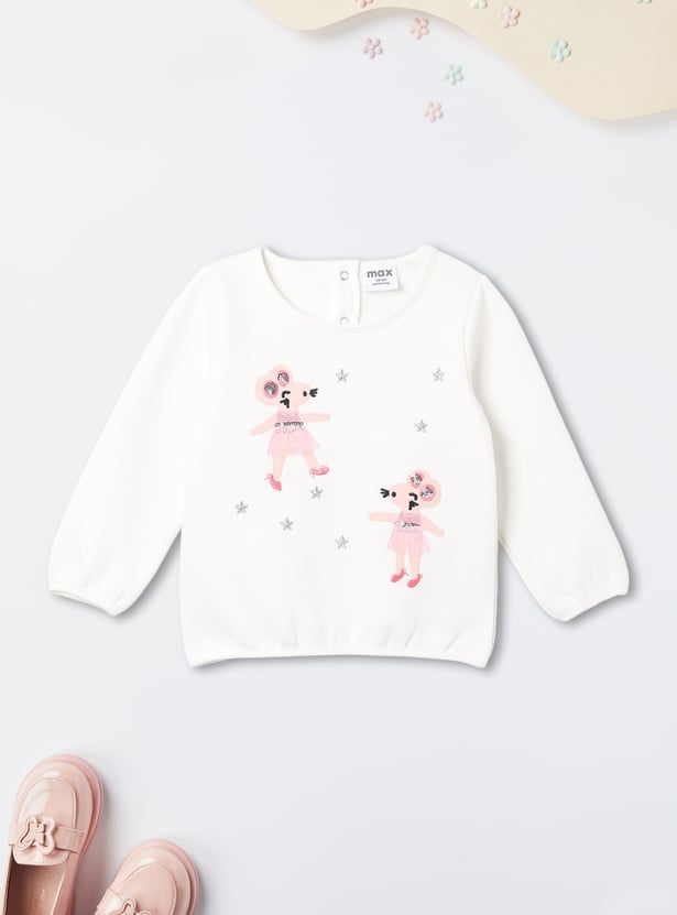 Girls Applique T-shirt with Leggings