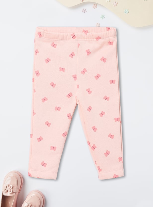 Girls Applique T-shirt with Leggings