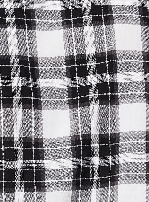 Women Checked Slim Fit Shirt