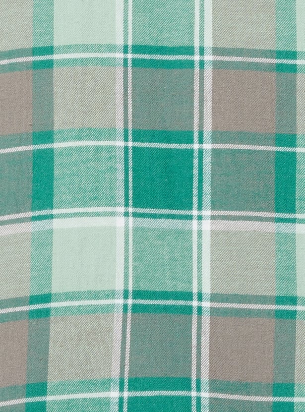 Women Checked Oversized Shirt