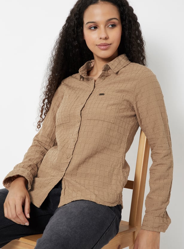 Women Checked Shirt