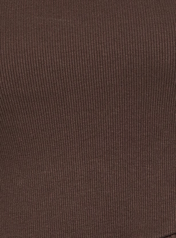 ALAYA F x URB_N Women Ribbed Maxi A-line Dress