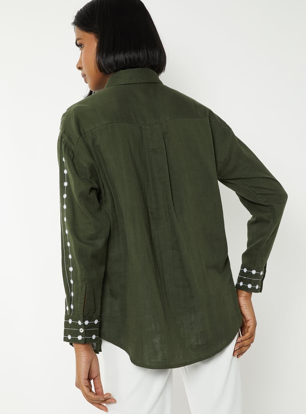 Women Embroidered Shirt