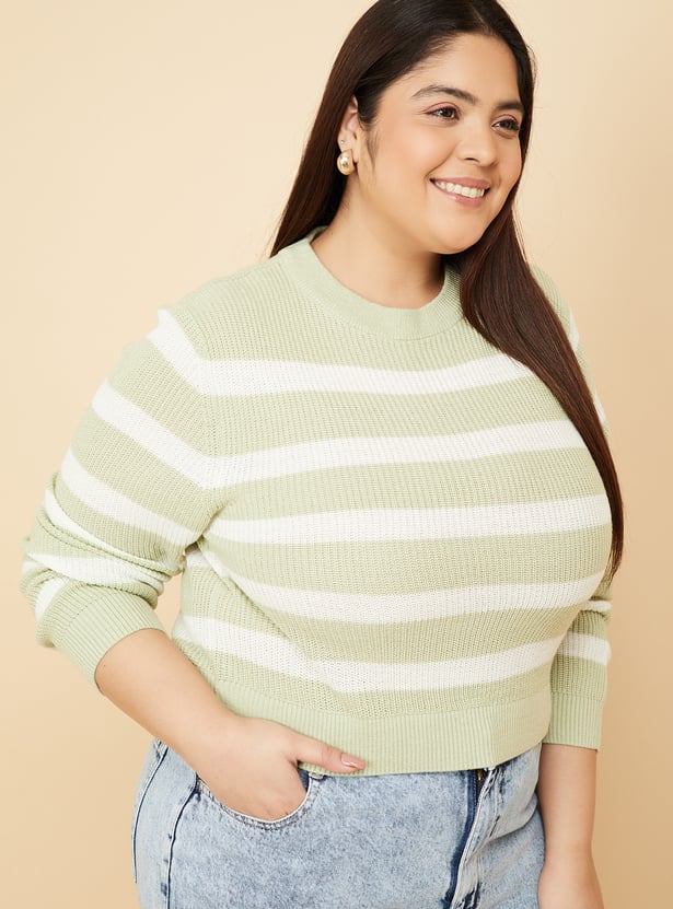Women Striped Sweater