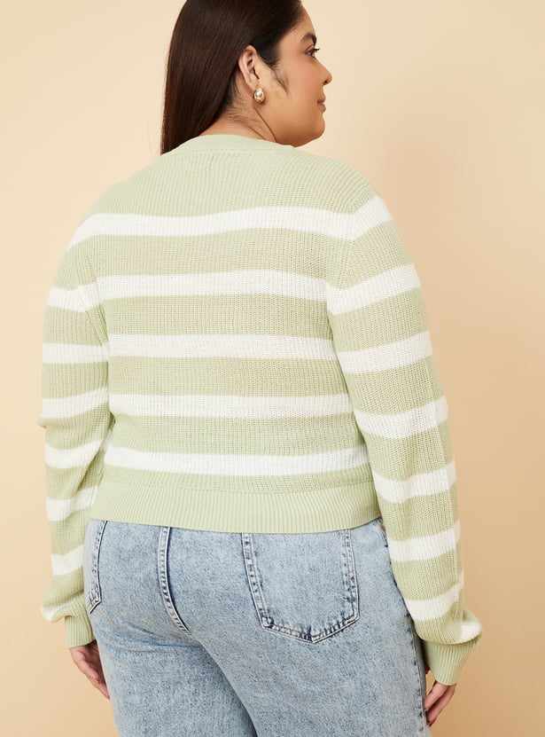 Women Striped Sweater