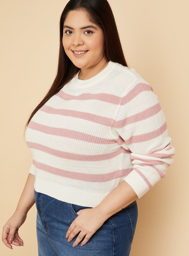 Women Striped Sweater