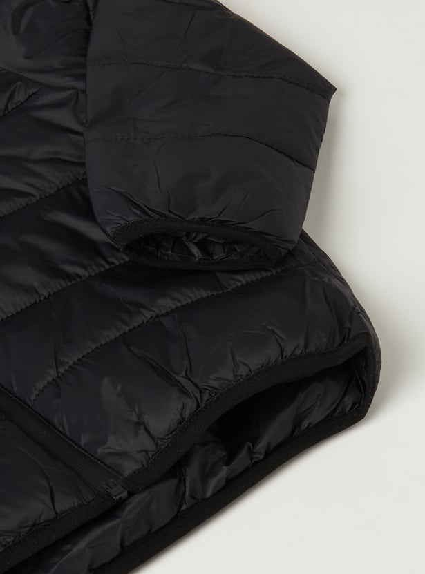 Boys Quilted Hooded Puffer Jacket