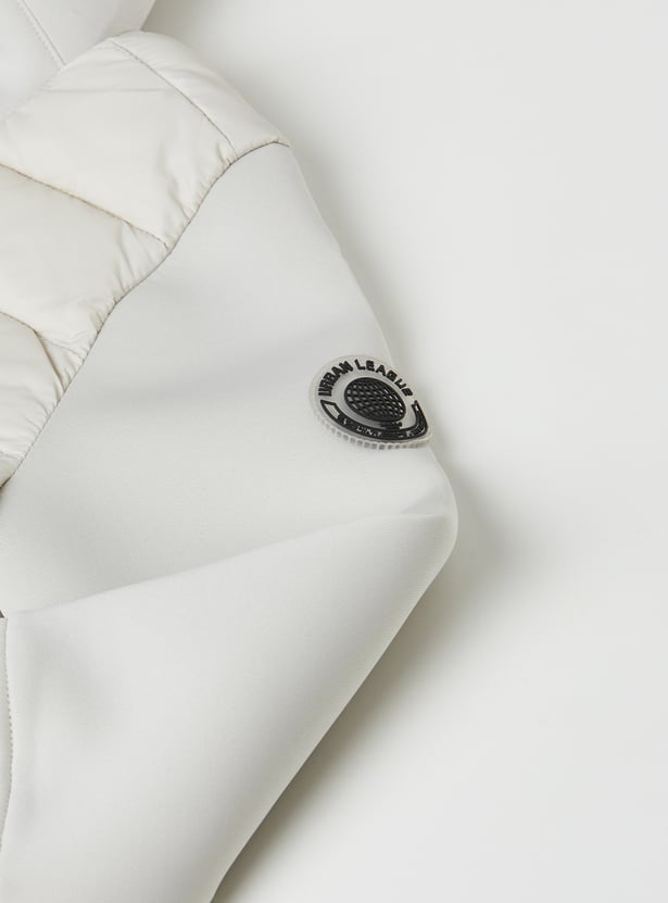 Boys Quilted Hooded Jacket