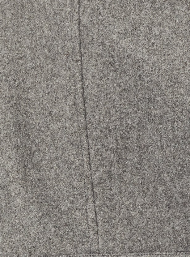 Women Knit Longline Overcoat