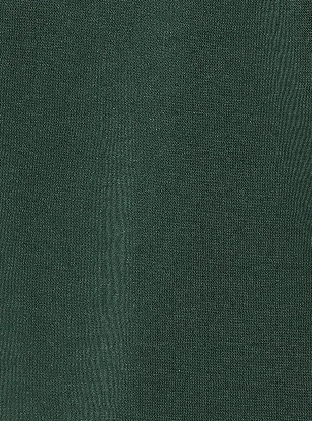 URB_N Men Solid Oversized Hooded Sweatshirt