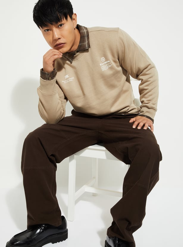 URB_N Men Printed Sweatshirt