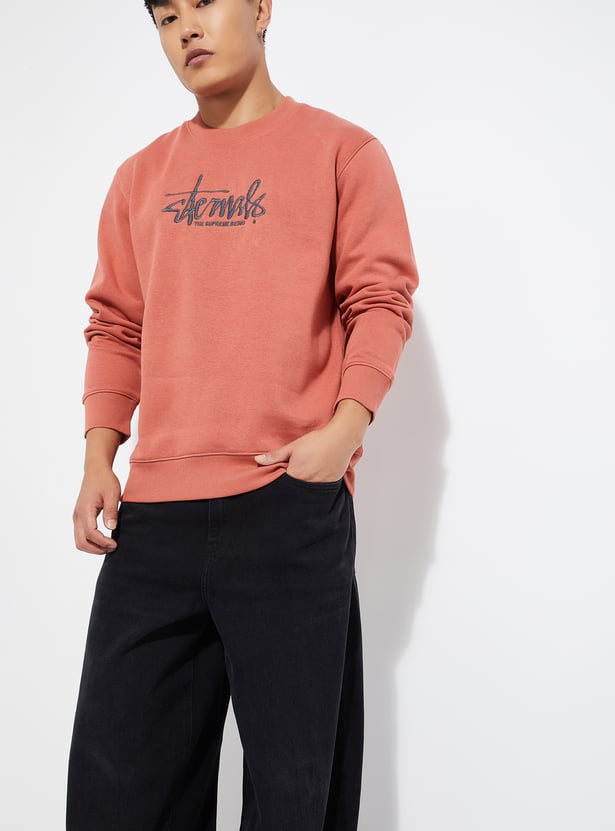 URB_N Men Embroidered Sweatshirt