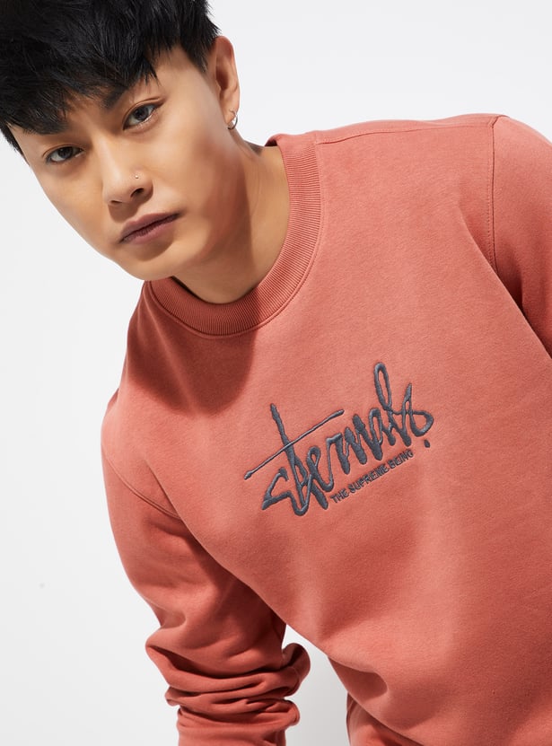 URB_N Men Embroidered Sweatshirt