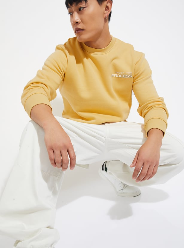 URB_N Men Placement Print Sweatshirt