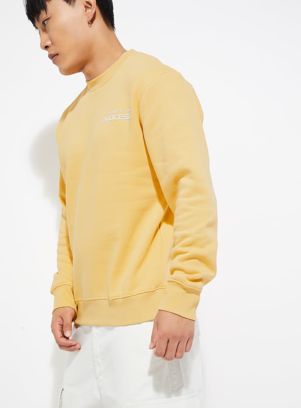 URB_N Men Placement Print Sweatshirt