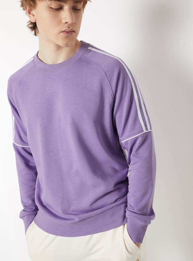 Men Side Striped Sweatshirt