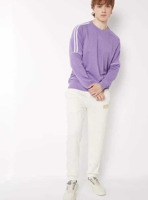 Men Side Striped Sweatshirt