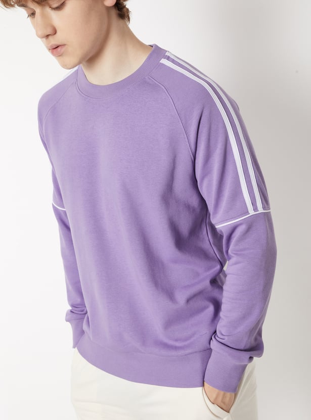 Men Side Striped Sweatshirt