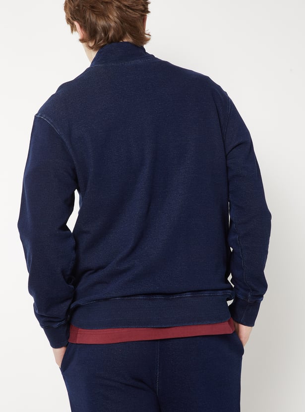 Men Textured Sweatshirt