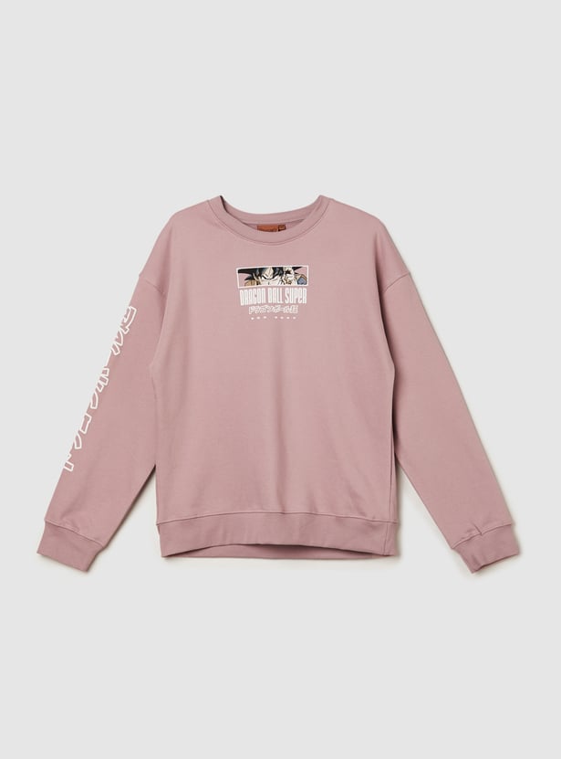 Boys DragonBall-Z Print Sweatshirt