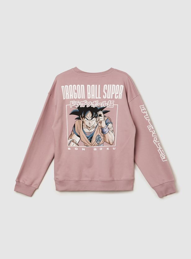 Boys DragonBall-Z Print Sweatshirt