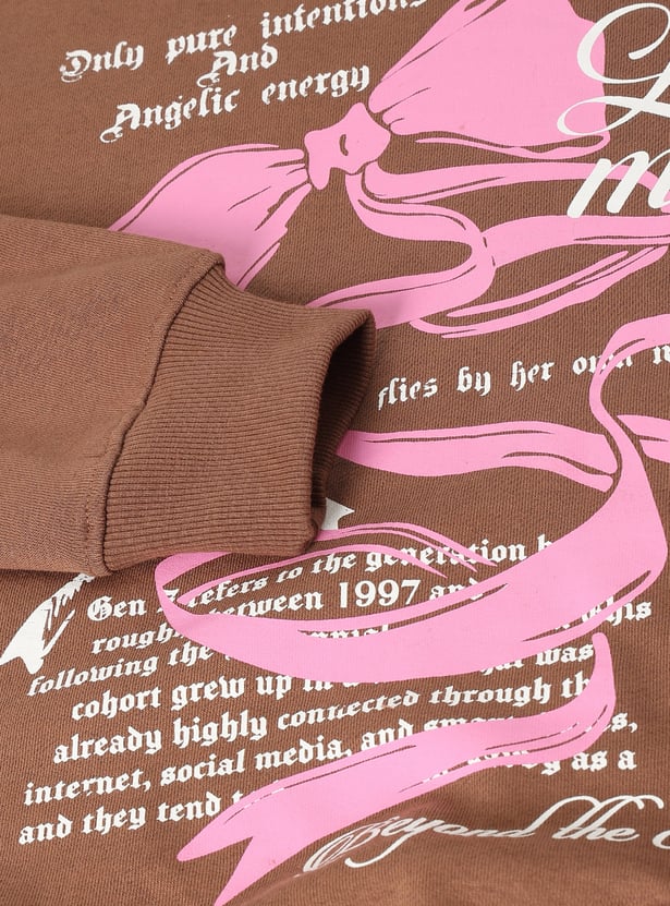 Girls Printed Sweatshirt