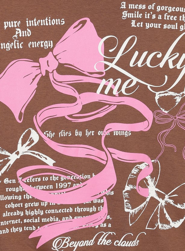 Girls Printed Sweatshirt